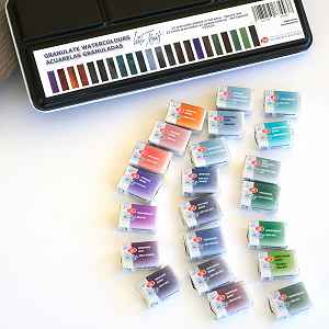 Granulating Watercolour Set